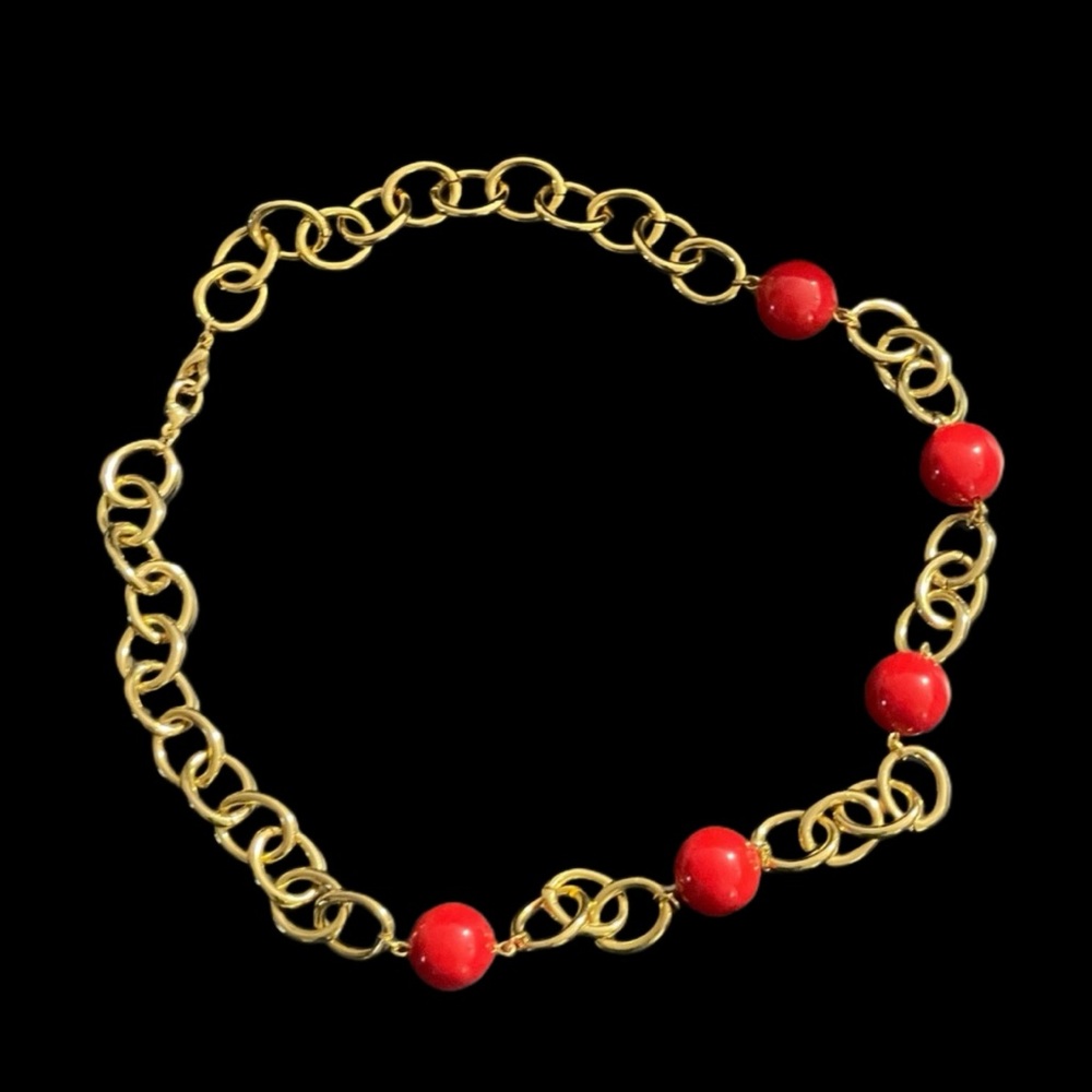 ✨Beautiful Vintage Signed Gold Chain Necklace
